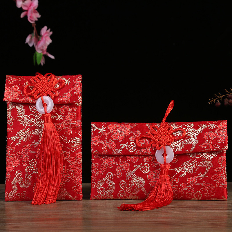 Wedding Envelopes - Chinese Knot Red Envelope Gift Bag