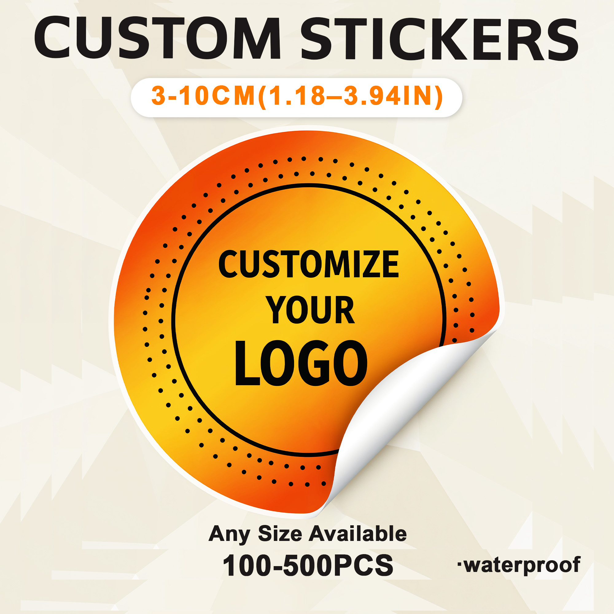 Wedding Envelopes - Custom Stickers Round Personalized Stickers Waterproof