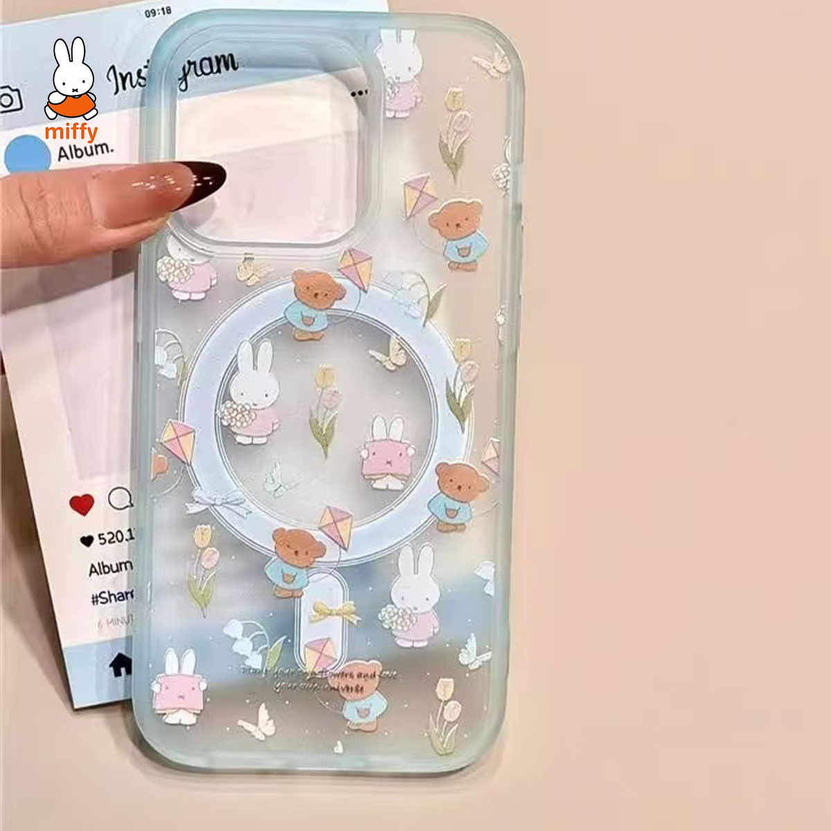 Good Floral & Wedding Decor Supply Photos - Cute Miffy Collectible MagSafe Clear Phone