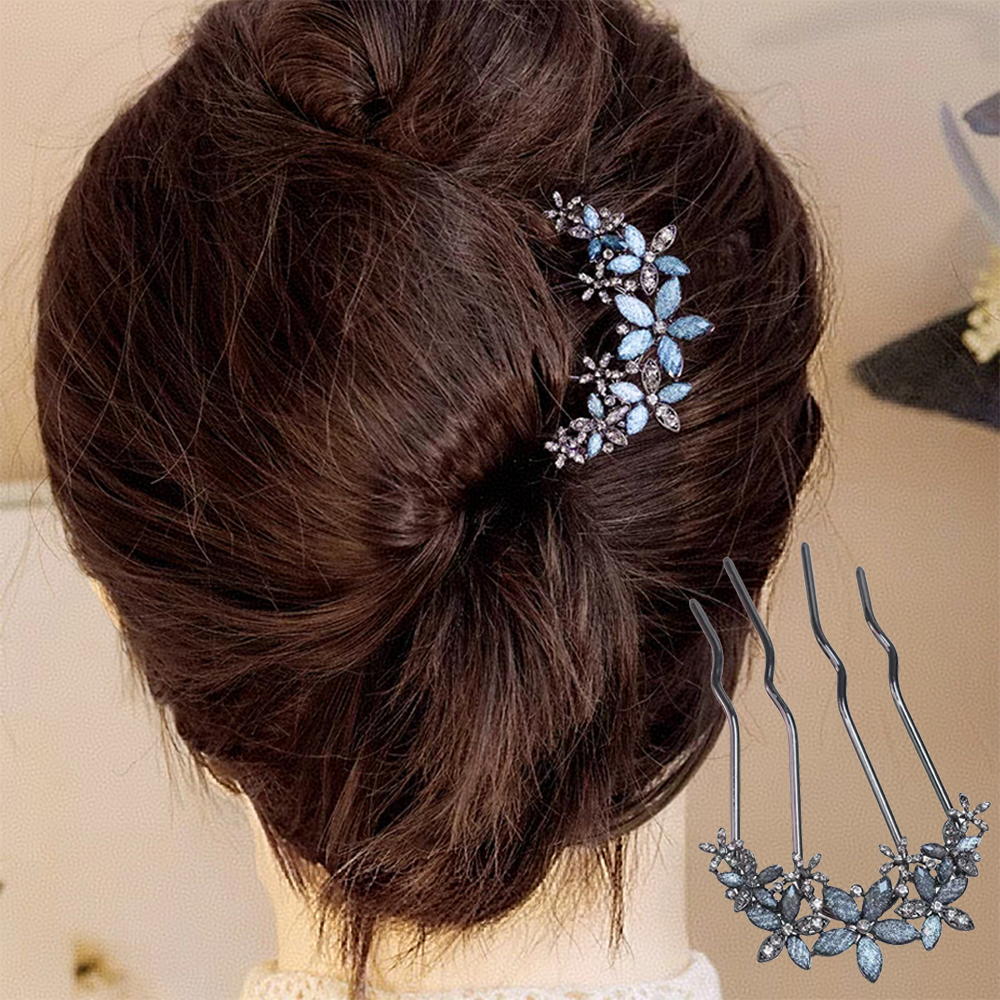 Luxury Crystal U-shaped Hair C - Wedding Supply Store reseña y precio