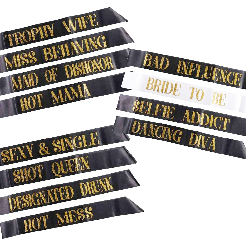 Wedding Party Bride To Be Team - Bride Tribe Sash reseña y precio