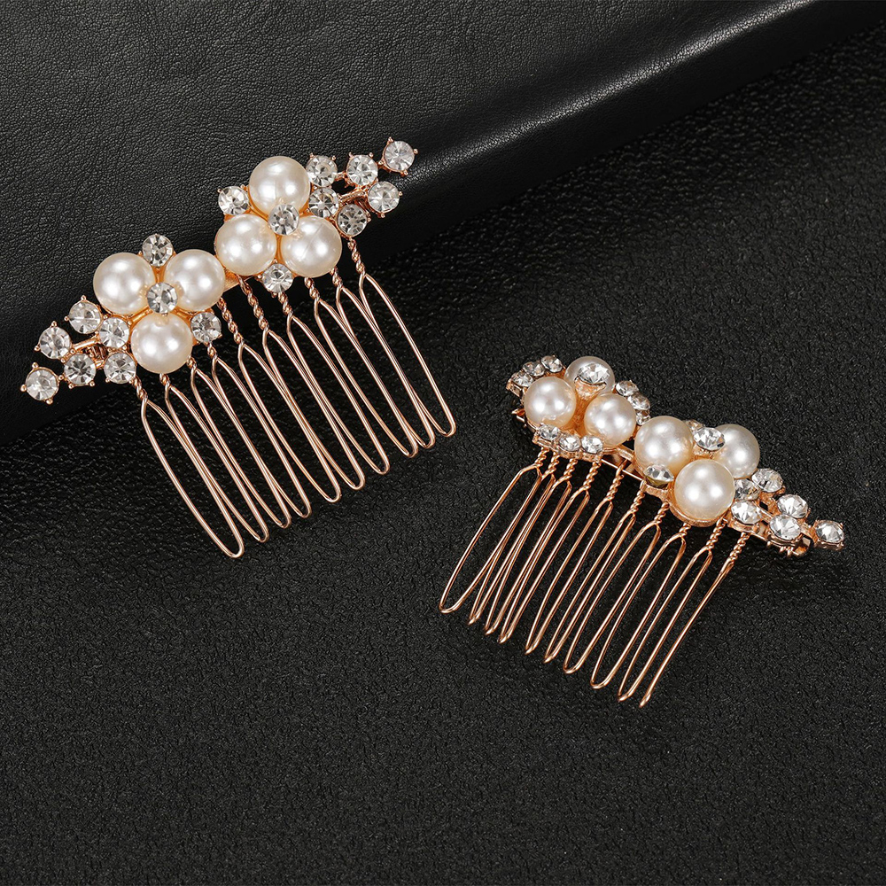 2Pcs Simple Wedding Hair Combs - Wedding Supply Store reseña y precio