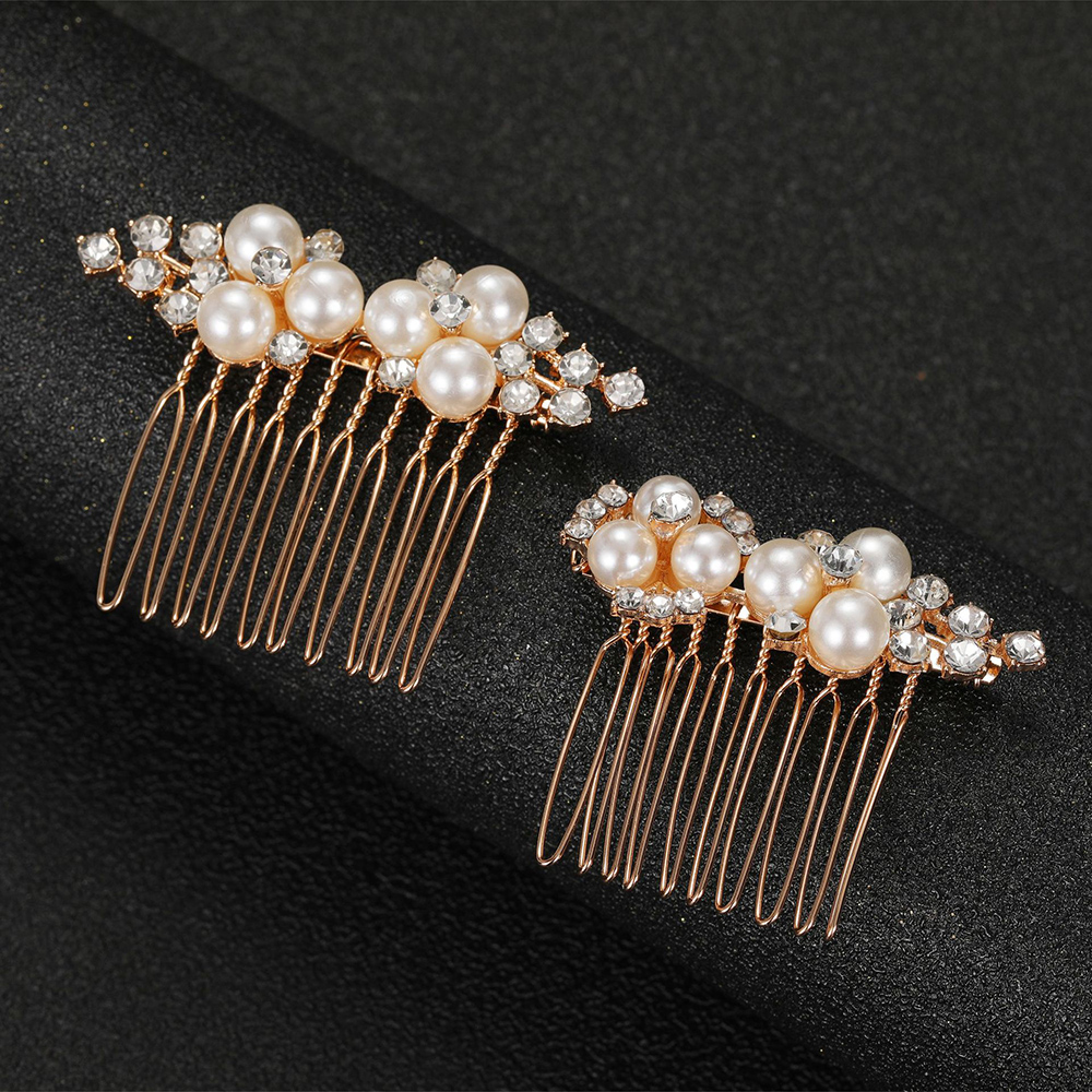 2Pcs Simple Wedding Hair Combs - Wedding Supply Store reseña y precio