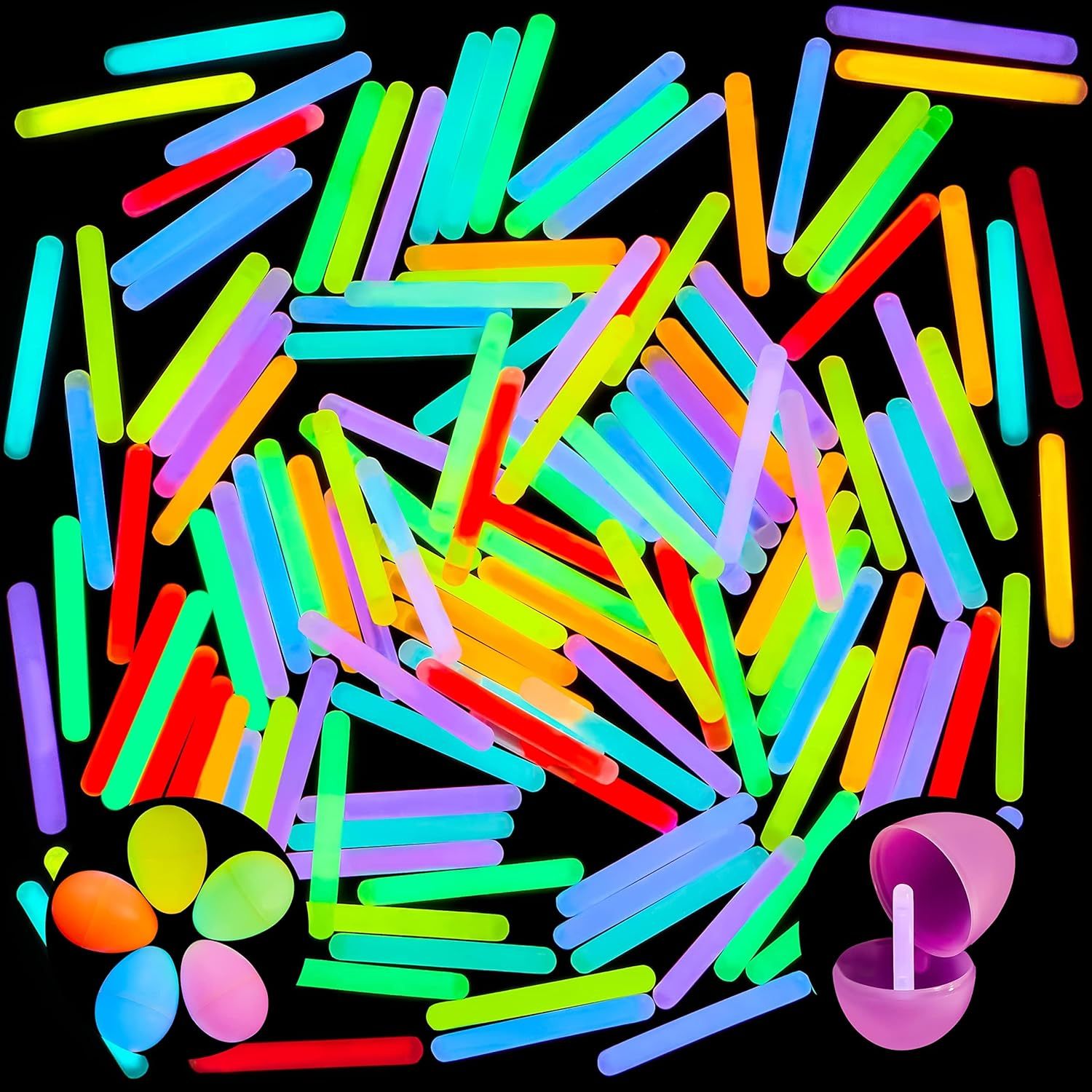 100 Mini Glow Sticks(1.7