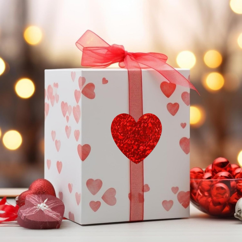Heart Stickers - 500Pcs Valent - Wedding Envelopes reseña y precio