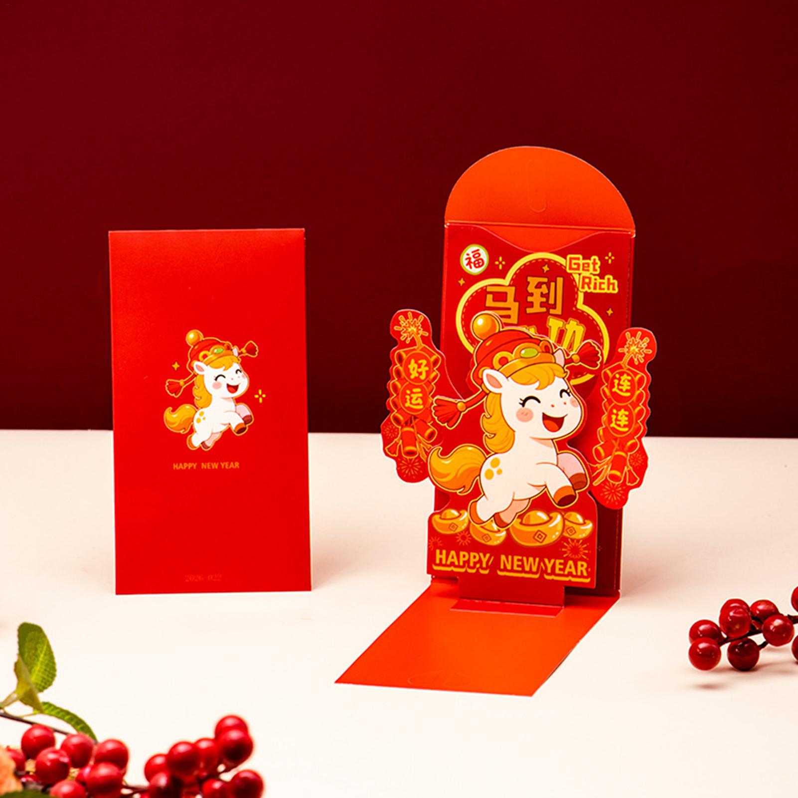 Red Envelopes 2026 3D Lunar Ba - Wedding Envelopes reseña y precio