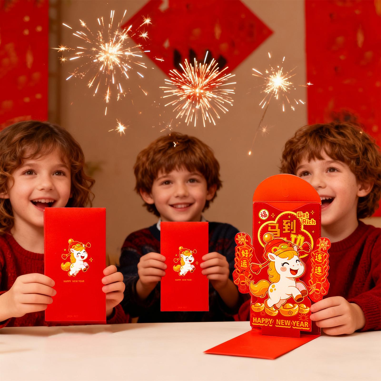 Red Envelopes 2026 3D Lunar Ba - Wedding Envelopes reseña y precio