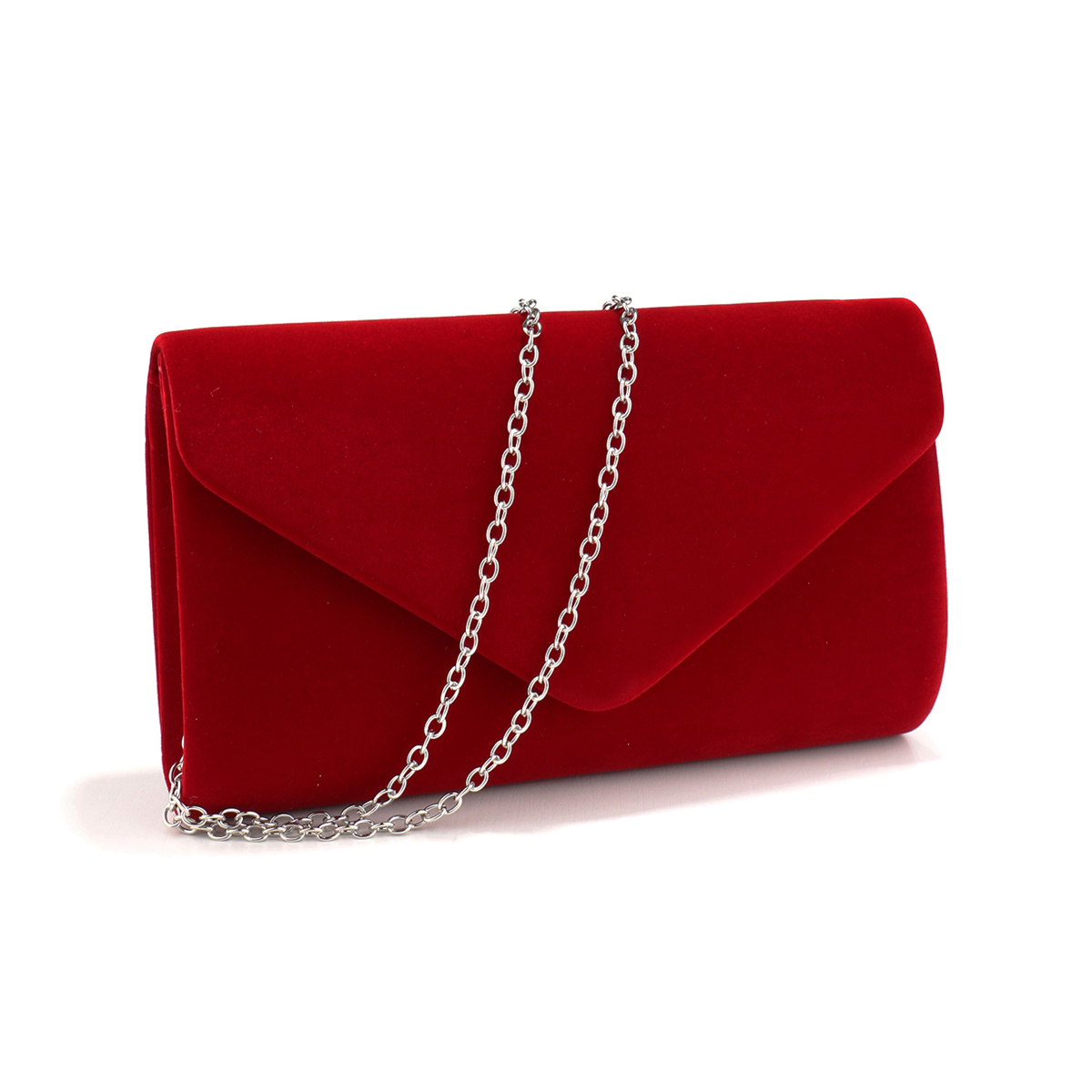 Red Color Women Evening Bags C - Wedding Envelopes reseña y precio