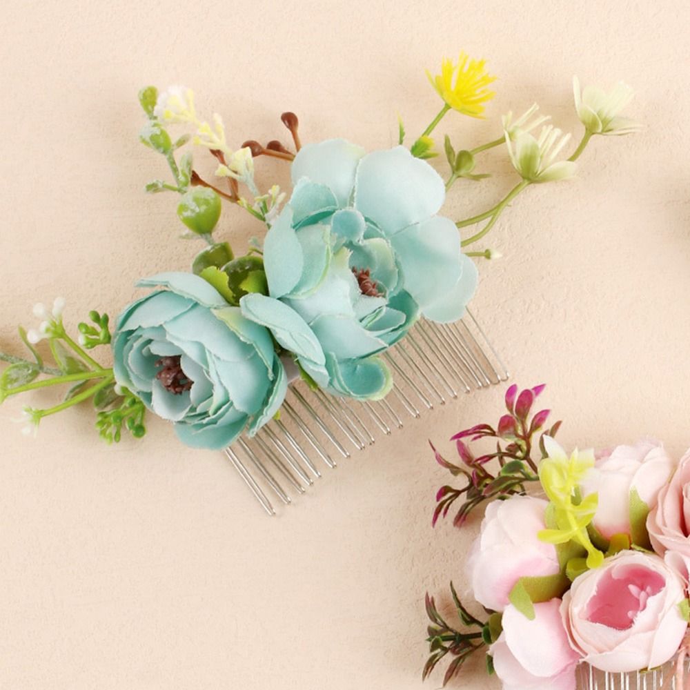 Flower Hair Comb Elegant Brida - Wedding Supply Store reseña y precio