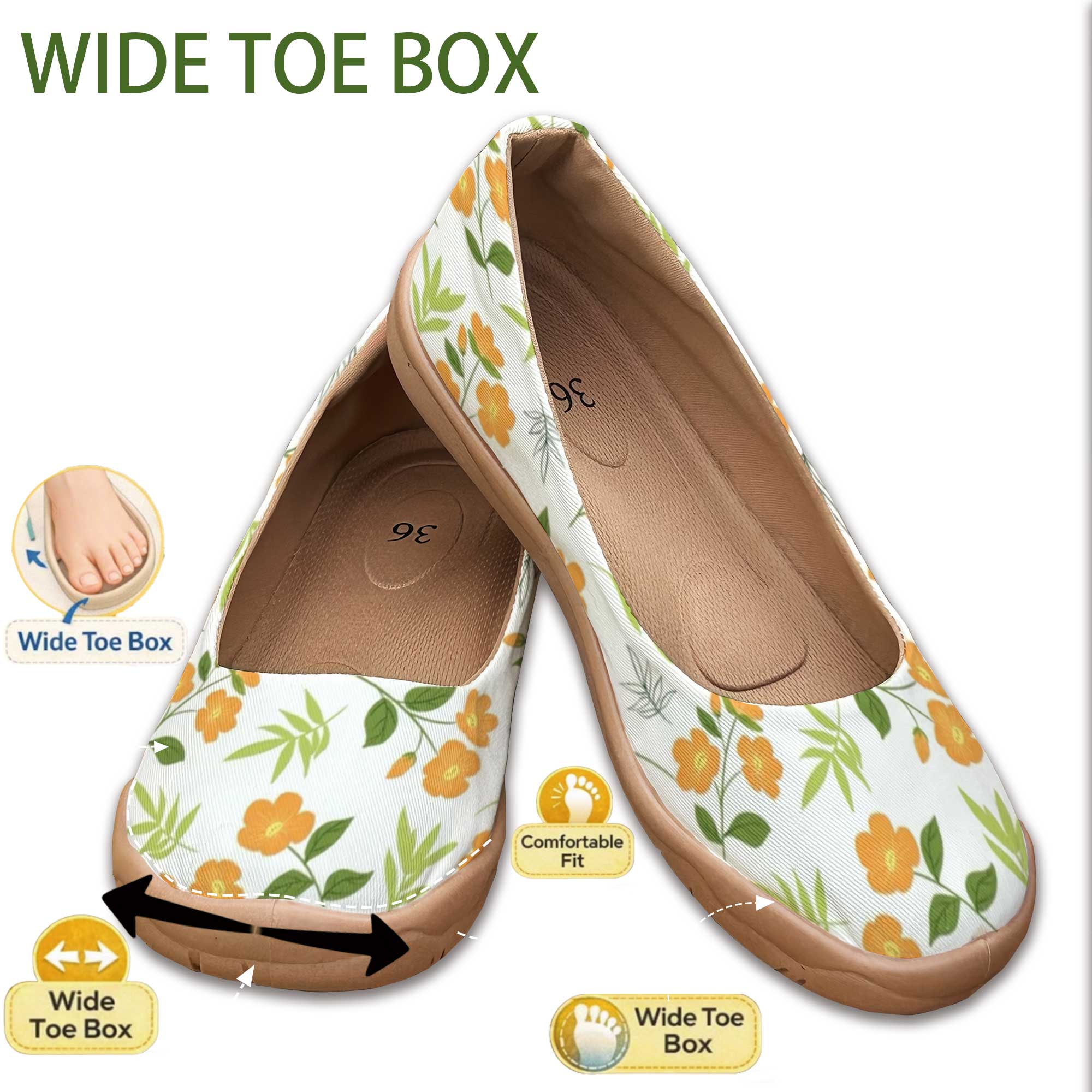 Good News for Wide Feet! Wide- - Good Floral & Wedding Decor Supply Photos reseña y precio