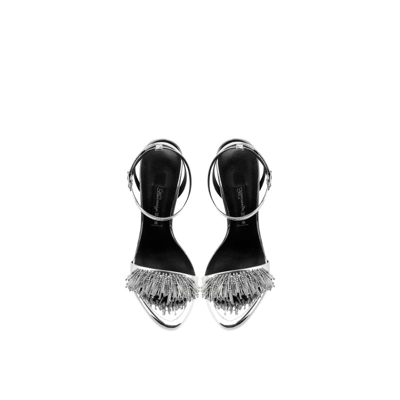 Silver Stiletto Heels Women  S - Wedding Super reseña y precio
