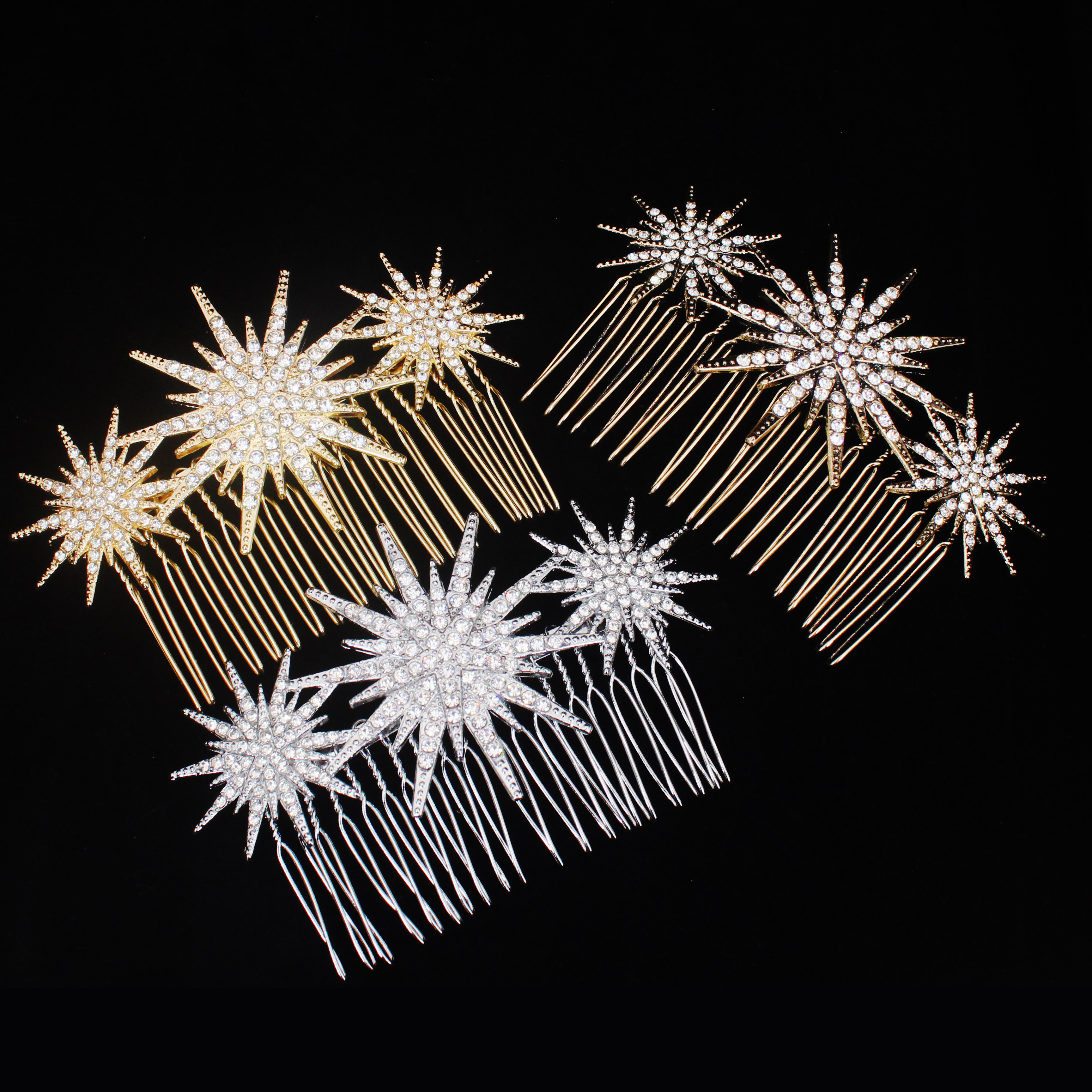 Luxury Rhinestone Star Hair Co - Wedding Supply Store reseña y precio