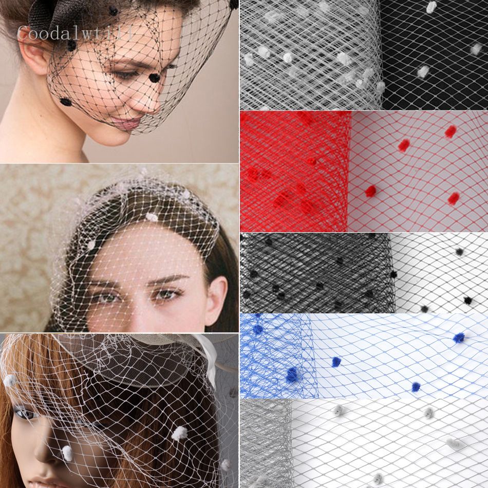 2Meters Dot Birdcage Veil Fabr - Wedding Supply Store reseña y precio
