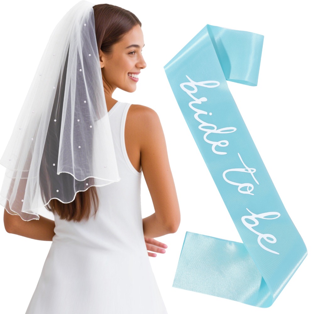 2pcs Pearl Bride To Be Satin S - Bride Tribe Sash reseña y precio