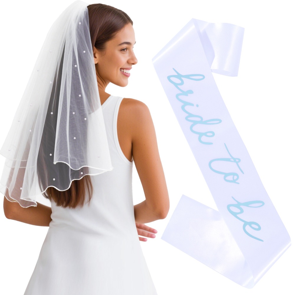 2pcs Pearl Bride To Be Satin S - Bride Tribe Sash reseña y precio
