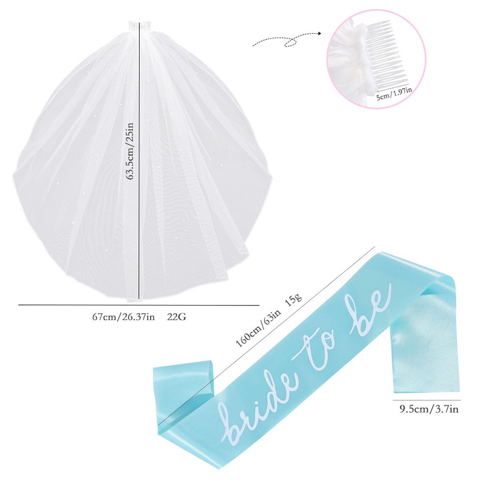 2pcs Pearl Bride To Be Satin S - Bride Tribe Sash reseña y precio