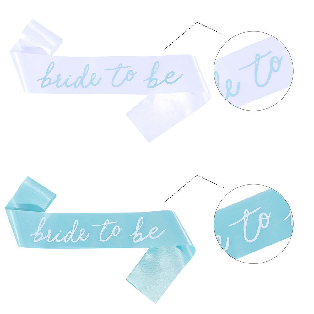 2pcs Pearl Bride To Be Satin S - Bride Tribe Sash reseña y precio