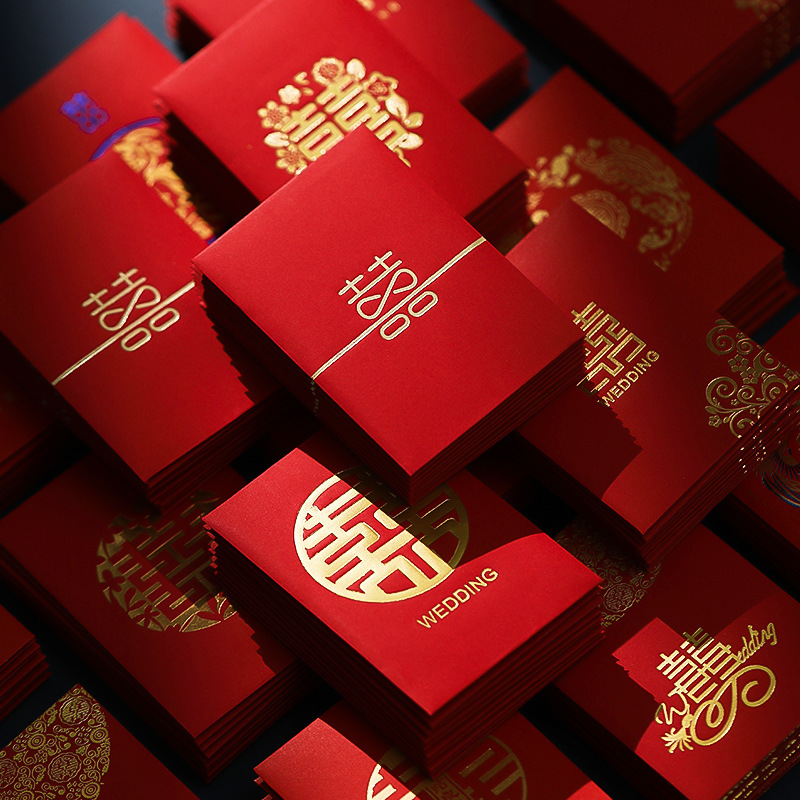 50pcs Chinese New Year Red Env - Wedding Envelopes reseña y precio