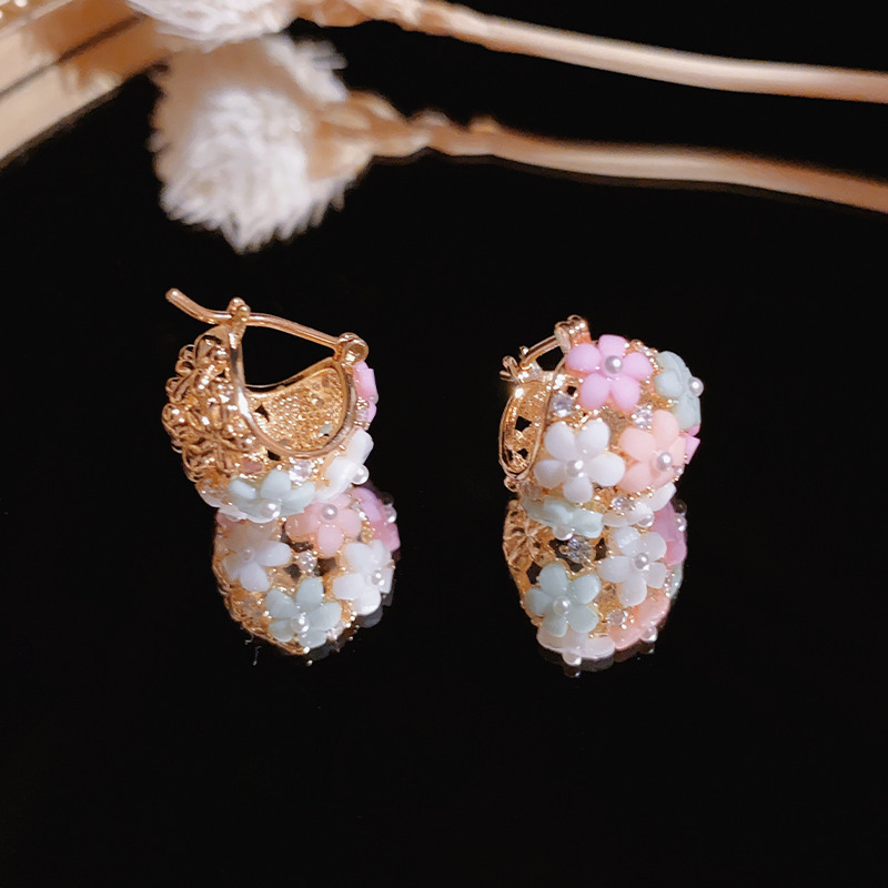 Fashionable Zircon Pearl Flowe - Wedding Hampers reseña y precio