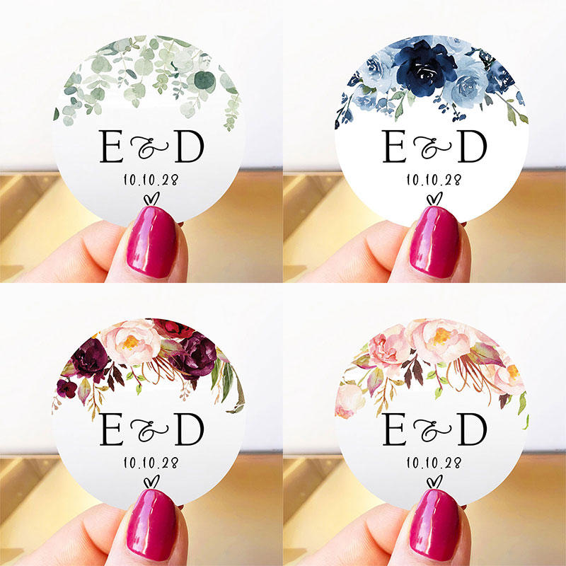 Personalized Floral Monogram W - Wedding Envelopes reseña y precio