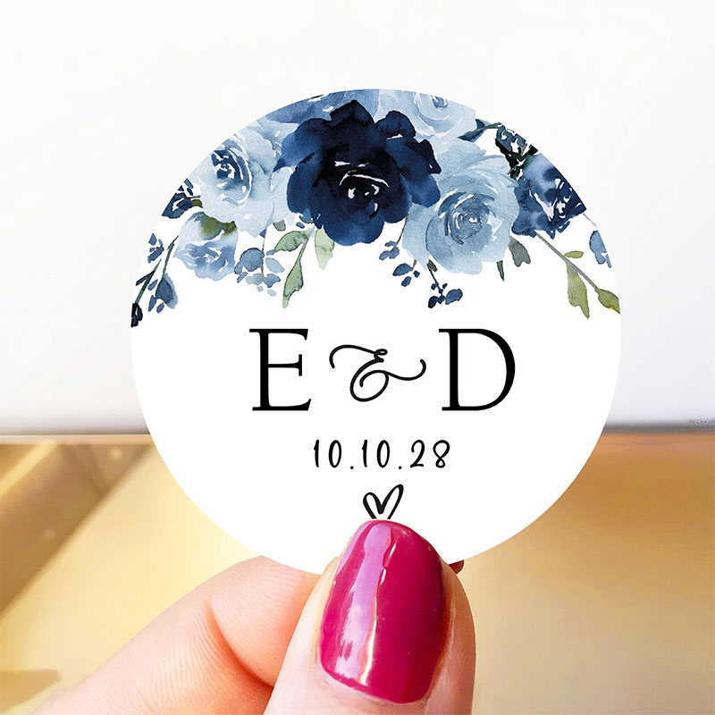 Personalized Floral Monogram W - Wedding Envelopes reseña y precio