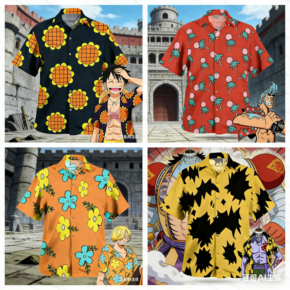 One Piece Luffy Hawaii Shirts  - Good Floral & Wedding Decor Supply Photos reseña y precio