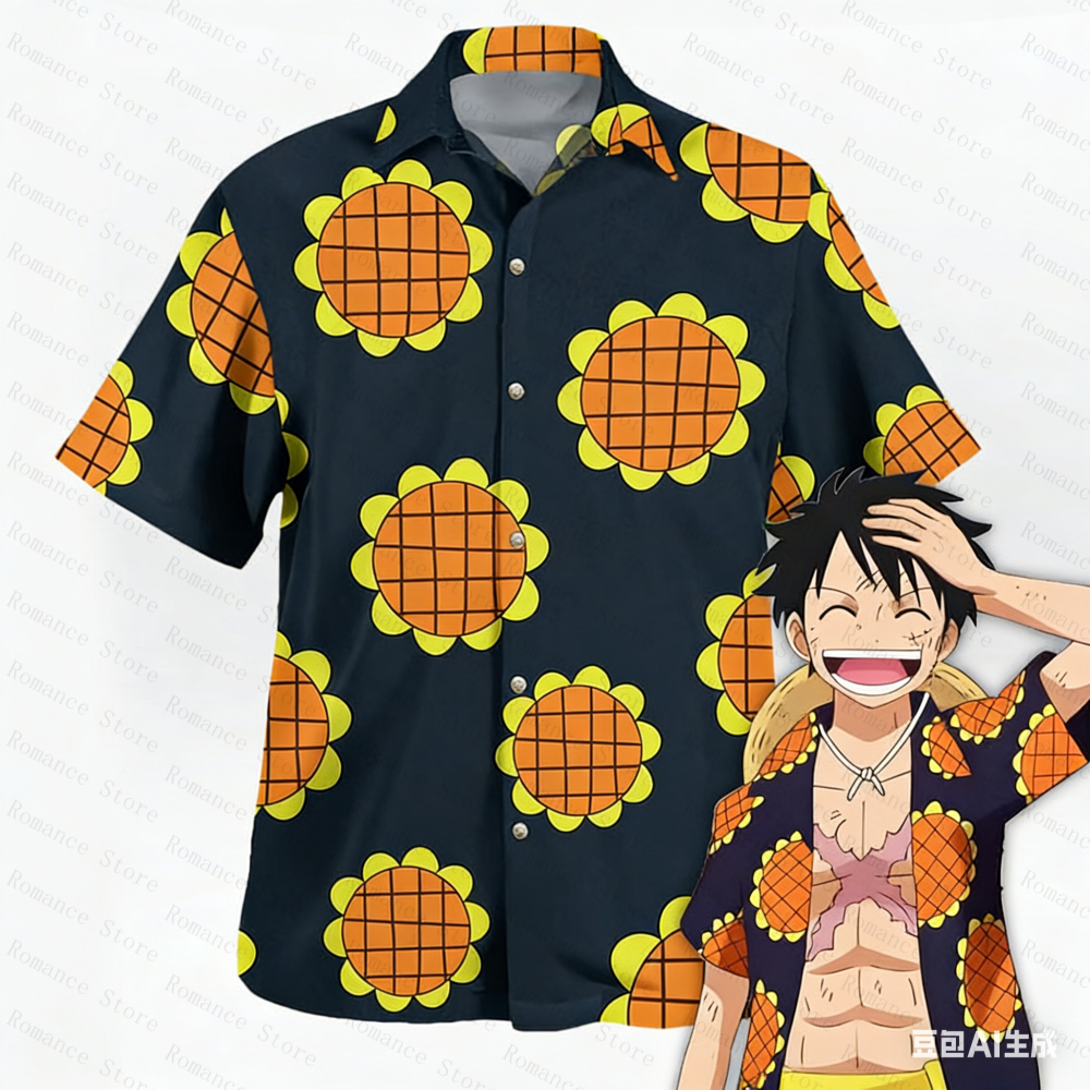 One Piece Luffy Hawaii Shirts  - Good Floral & Wedding Decor Supply Photos reseña y precio