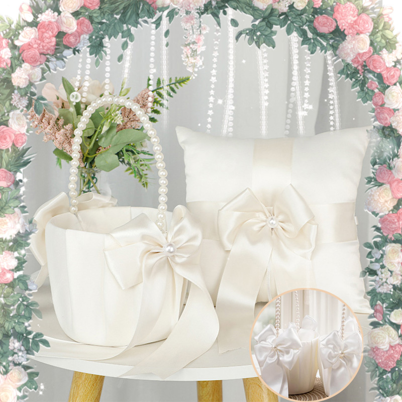 Flower Girl Basket Ring Bearer - Wedding Hampers reseña y precio