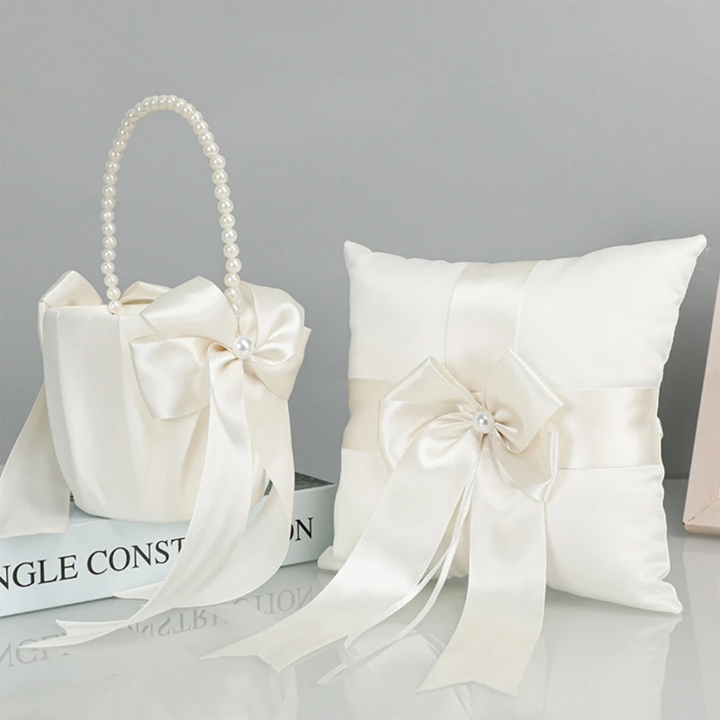 Flower Girl Basket Ring Bearer - Wedding Hampers reseña y precio