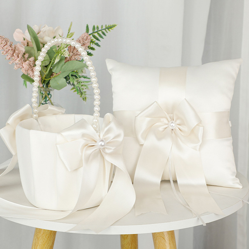 Flower Girl Basket Ring Bearer - Wedding Hampers reseña y precio