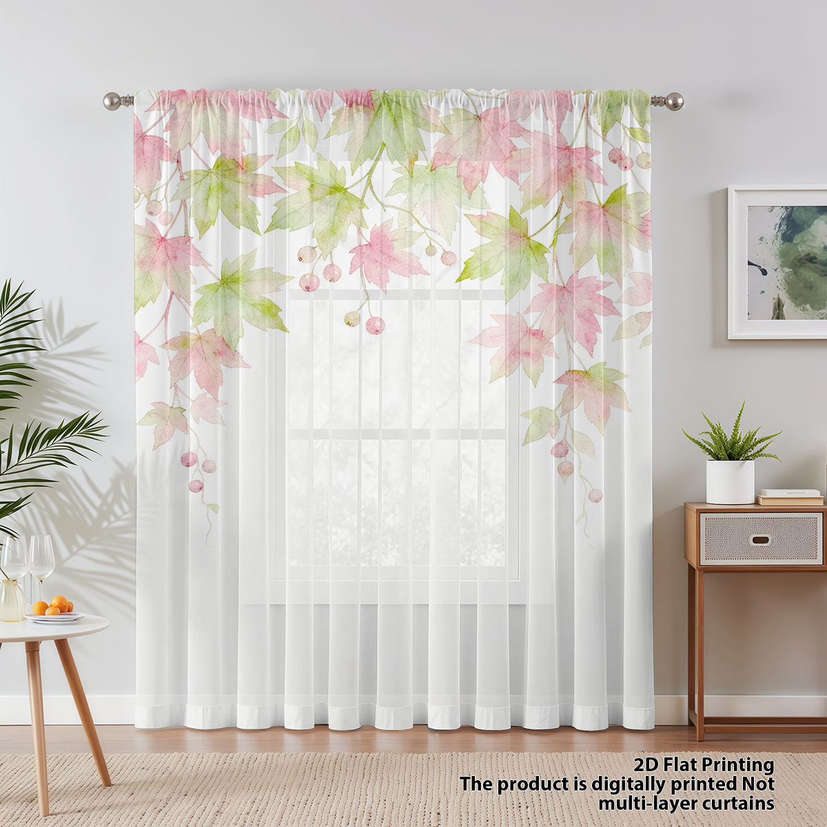 Flower Series Sheer Curtain, G - Good Floral & Wedding Decor Supply Photos reseña y precio