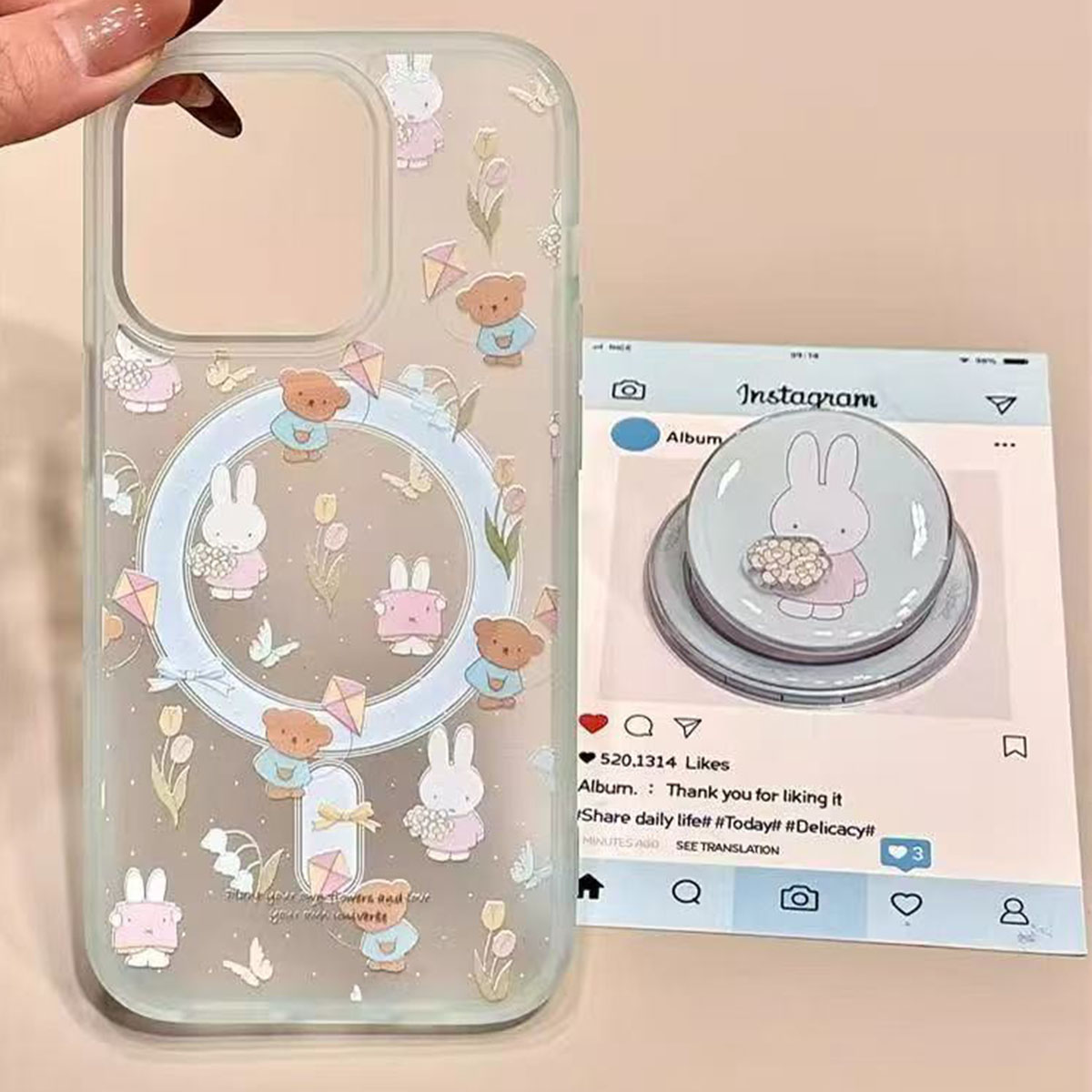 Cute Miffy Collectible MagSafe - Good Floral & Wedding Decor Supply Photos reseña y precio