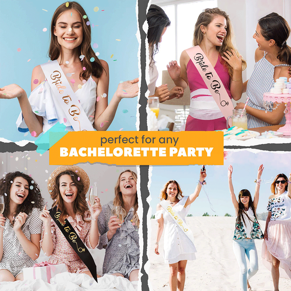 Bride to Be Bachelorette Party - Bride Tribe Sash reseña y precio