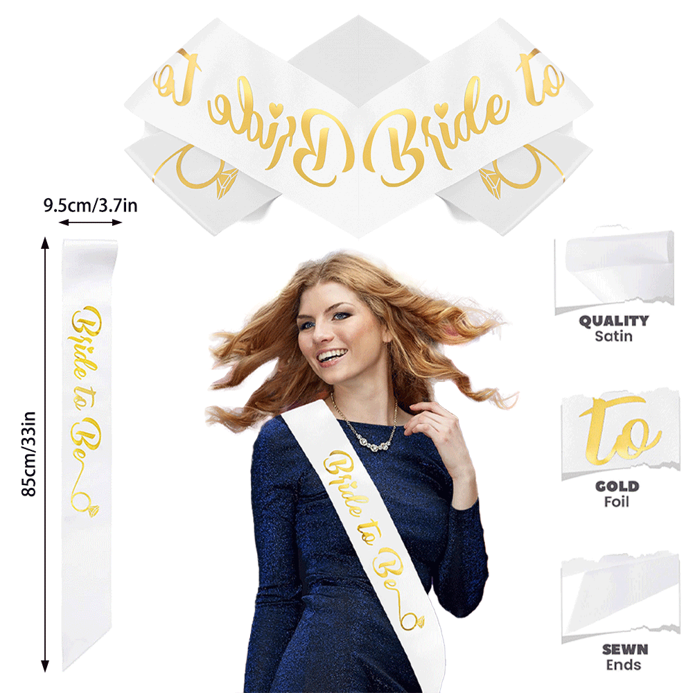 Bride to Be Bachelorette Party - Bride Tribe Sash reseña y precio