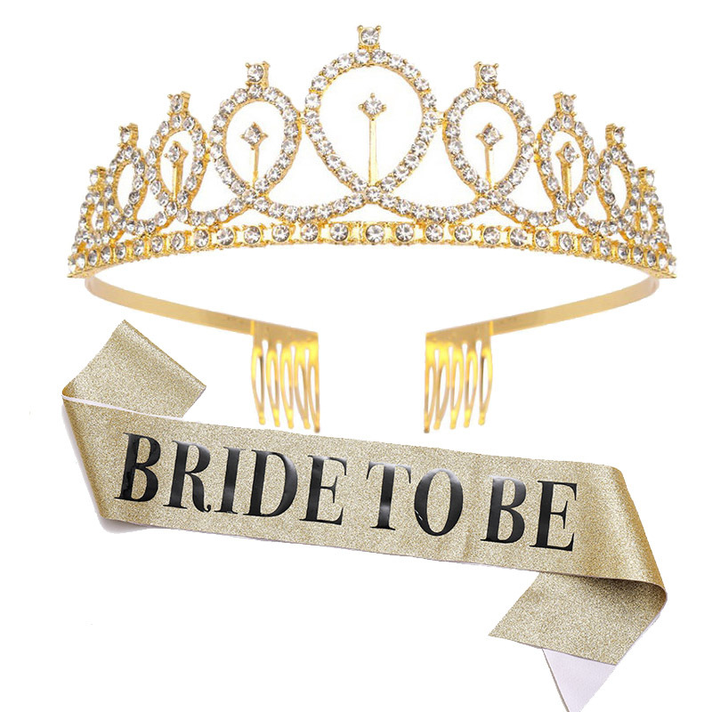 1set Rose Gold Bride to Be Sat - Bride Tribe Sash reseña y precio