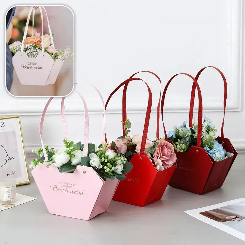 1Pc Portable Flower Basket Ros - Wedding Hampers reseña y precio