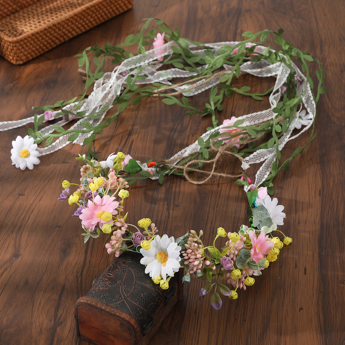 Retro Bohemia Flower Hair Crow - Wedding Supply Store reseña y precio