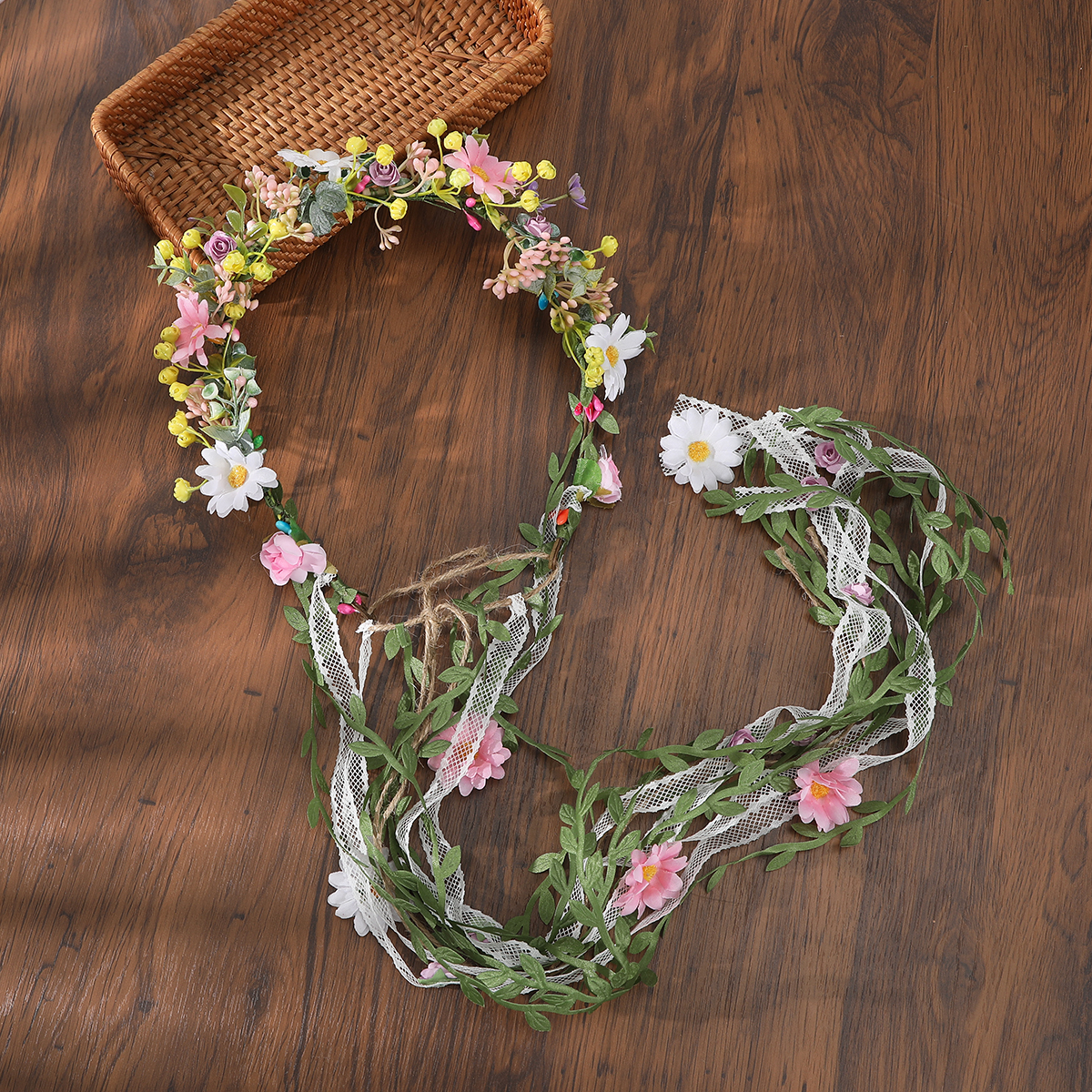 Retro Bohemia Flower Hair Crow - Wedding Supply Store reseña y precio