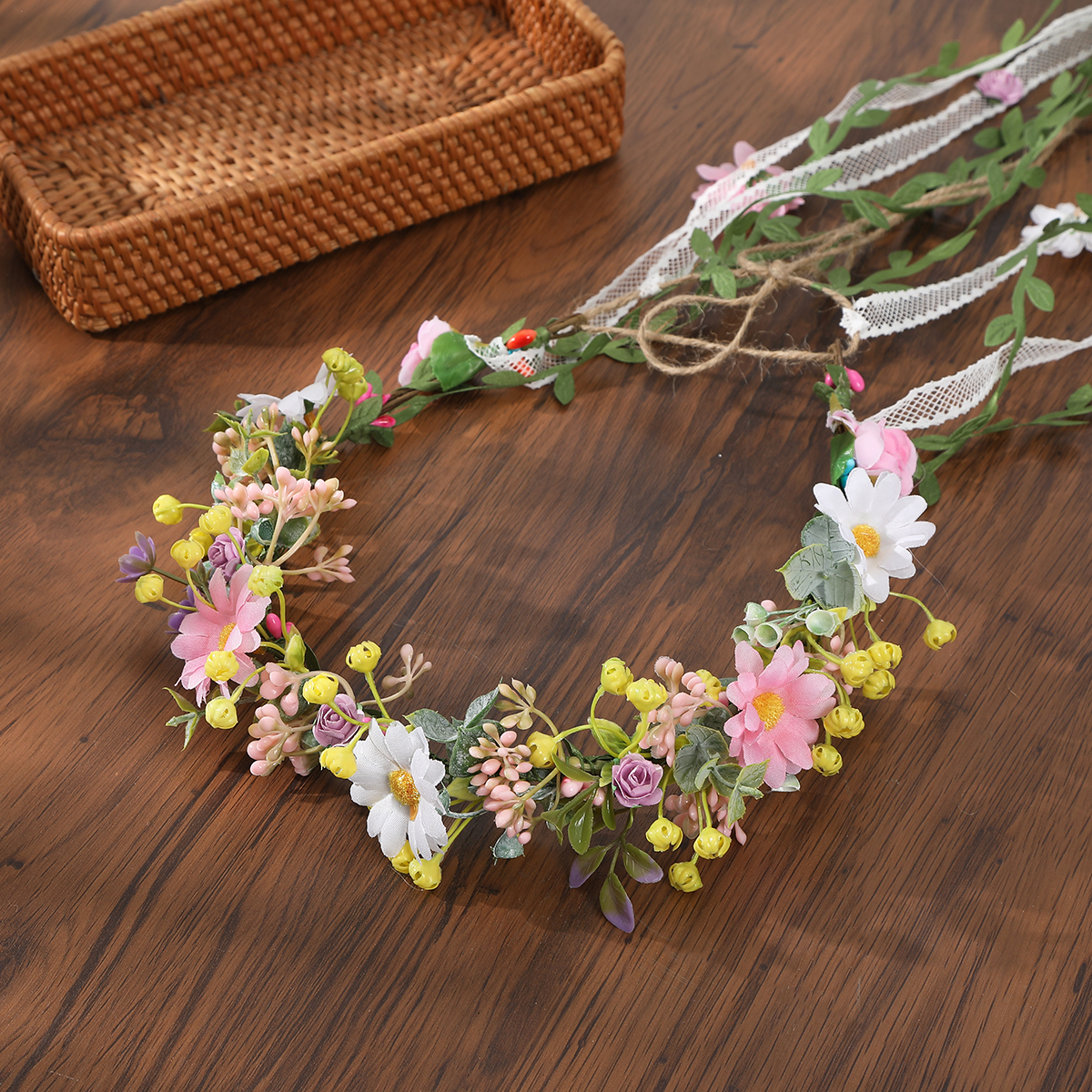 Retro Bohemia Flower Hair Crow - Wedding Supply Store reseña y precio