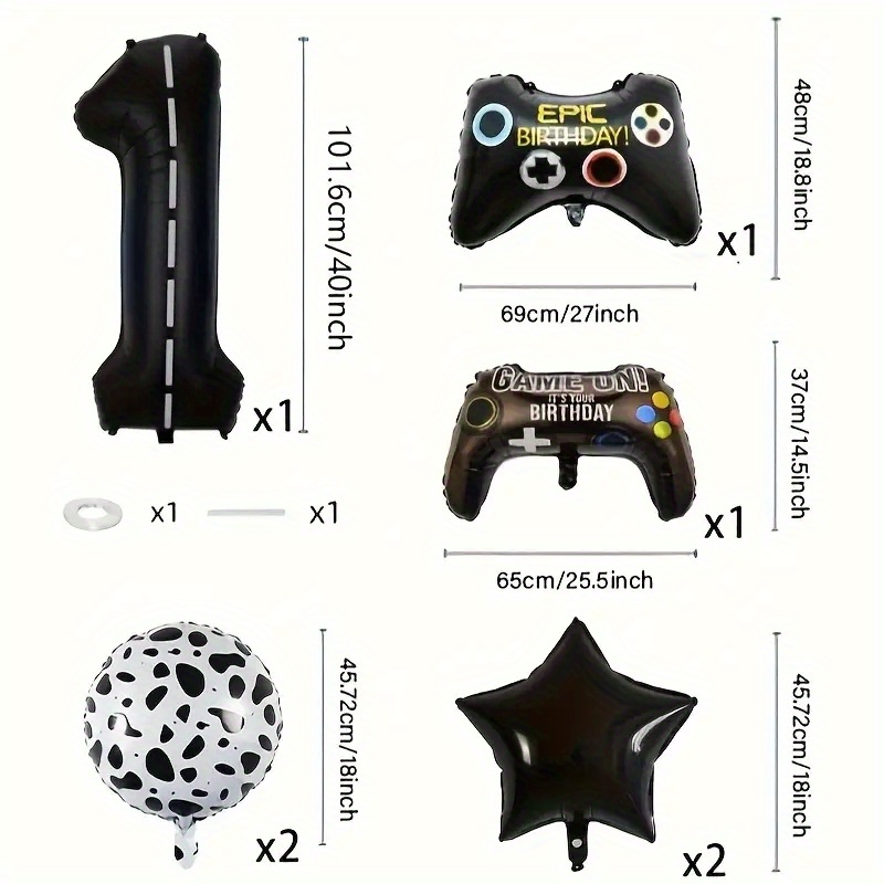 9pcs Gamepad Balloons Game on  - Wedding Supply Online reseña y precio