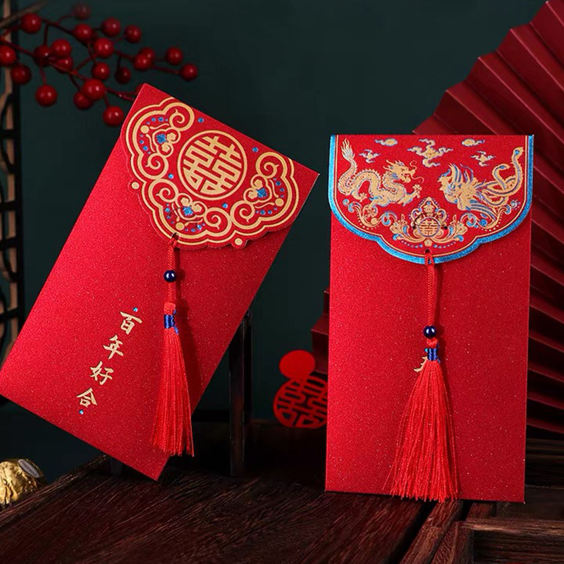10pcs Traditional Chinese Wedd - Wedding Envelopes reseña y precio